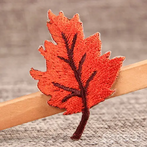 Leaf Custom Embroidered Patches Online Leaf Custom Embroidered Patches Online