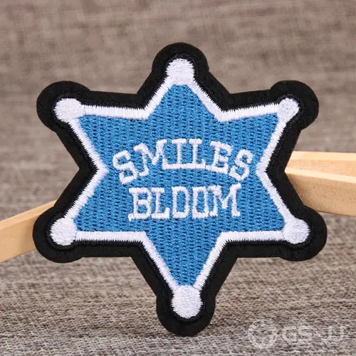 Smiles Bloom Embroidered Patches Smiles Bloom Embroidered Patches