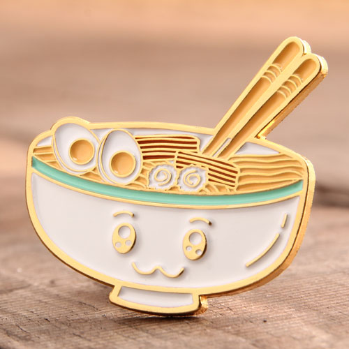 Noodle Custom Metal Pins