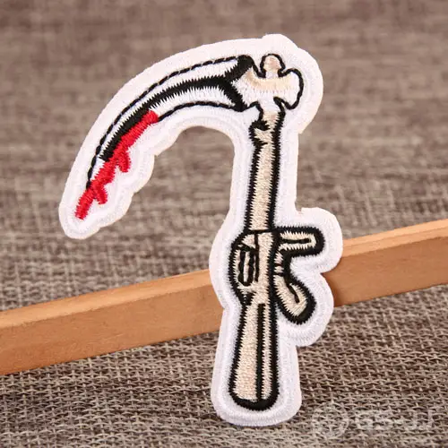 Sickle Custom Embroidered Patches Sickle Custom Embroidered Patches