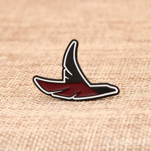 The flying bird custom pins The flying bird custom pins