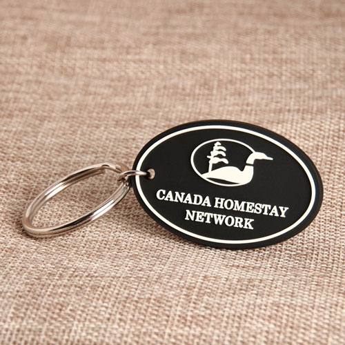 Canada Homestay PVC Keychain