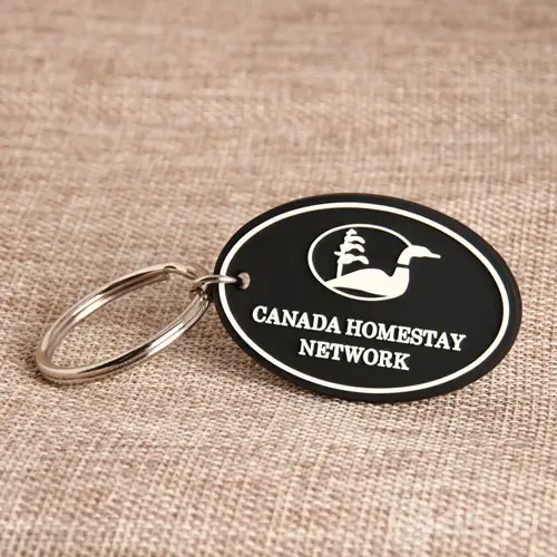 Canada Homestay PVC Keychain Canada Homestay PVC Keychain