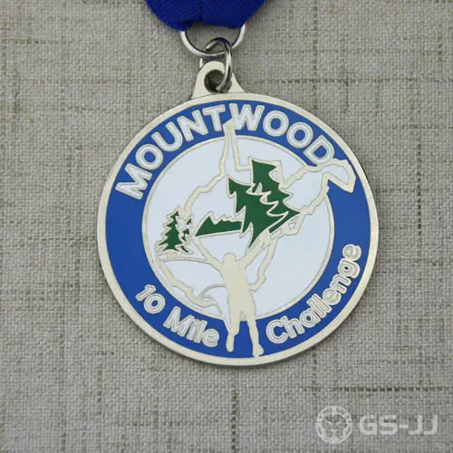 Mount Wood 10 miles Race Custom Medals Mount Wood 10 miles Race Custom Medals