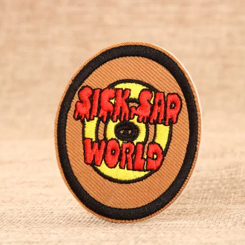Sick Sar World Custom Embroidered Patches Sick Sar World Custom Embroidered Patches