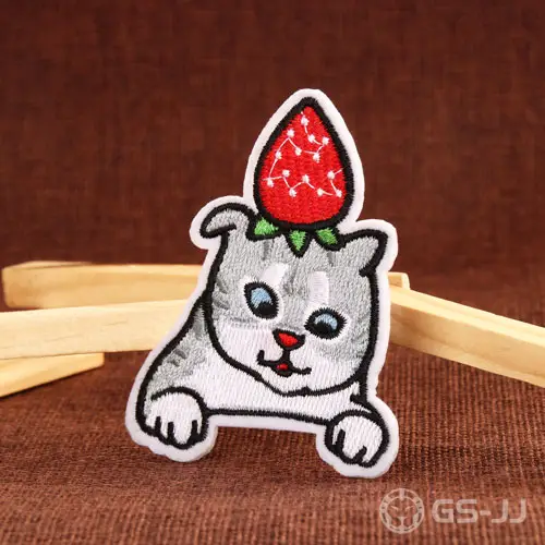 Strawberry Cat Custom Patches Strawberry Cat Custom Patches