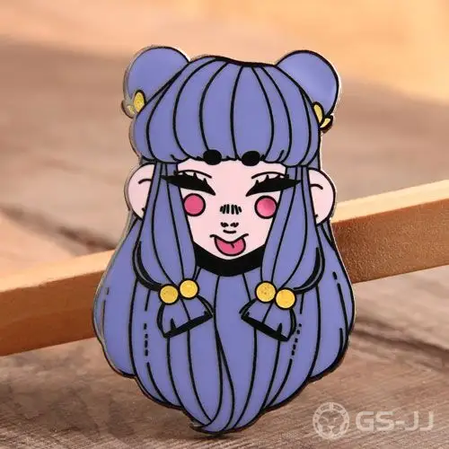 Lovely Girl Enamel Pins Lovely Girl Enamel Pins
