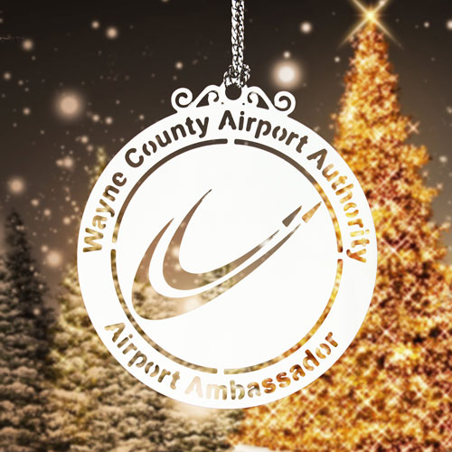 WCAA Custom Etched Ornaments