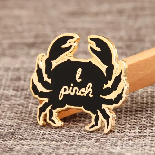 Crab custom lapel pins Crab custom lapel pins