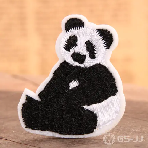Panda Embroidered Patches Panda Embroidered Patches