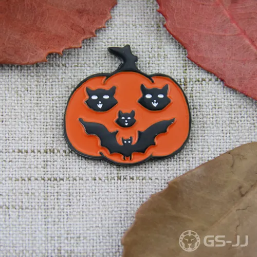 Halloween Pumpkin Custom Lapel Pins Halloween Pumpkin Custom Lapel Pins