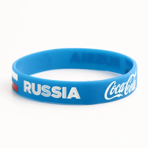 Coca cola and Russia wristbands Coca cola and Russia wristbands