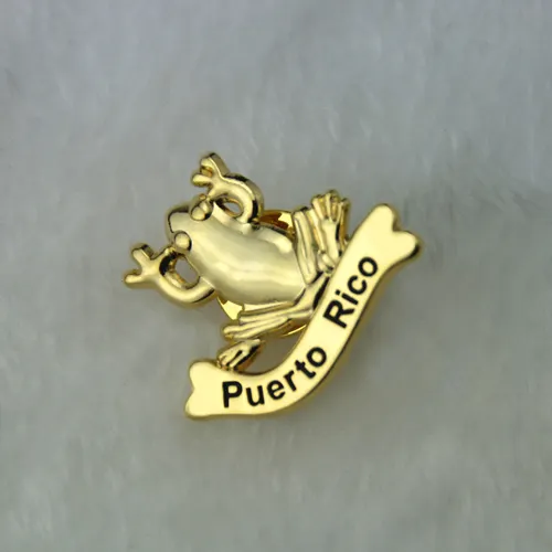 Golden Frog Lapel Pins