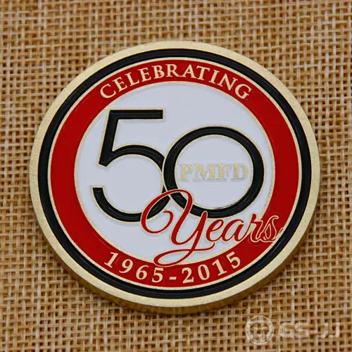 PMFD 50 Years Custom Coins PMFD 50 Years Custom Coins