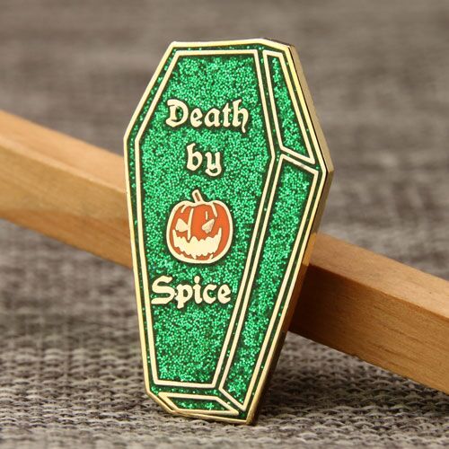 Coffin Enamel Pins 