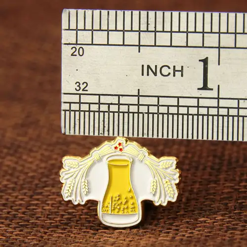 Flower Bottle Lapel Pins