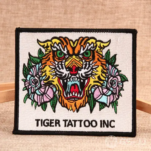 Tiger Tattooing Custom Embroidered Patches Tiger Tattooing Custom Embroidered Patches