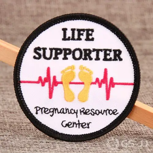 Life Support Embroidered Patches Life Support Embroidered Patches