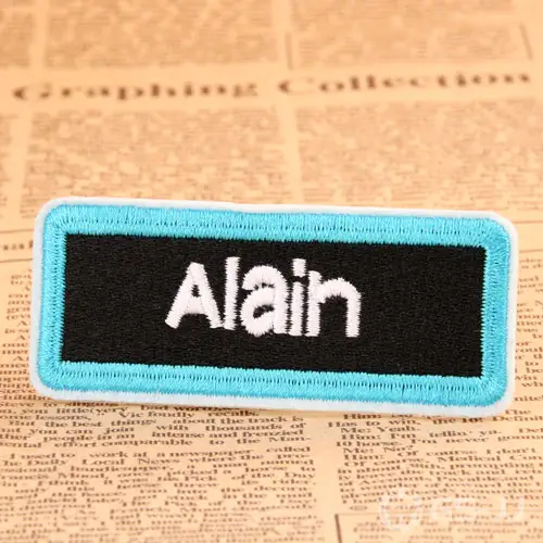 Alain Custom Iron On Patches Alain Custom Iron On Patches