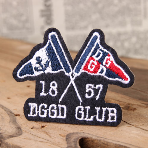 Flag Custom Embroidered Patches No Minimum