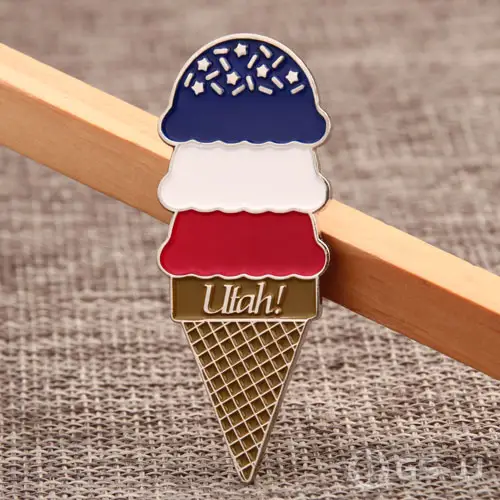 Ice-cream Cone Lapel Pins Ice-cream Cone Lapel Pins