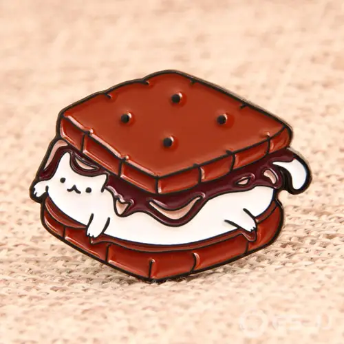 Sandwich Cat Custom Lapel Pins Sandwich Cat Custom Lapel Pins