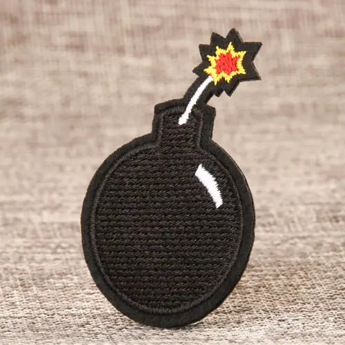 Bomb Custom Embroidered Patches Bomb Custom Embroidered Patches