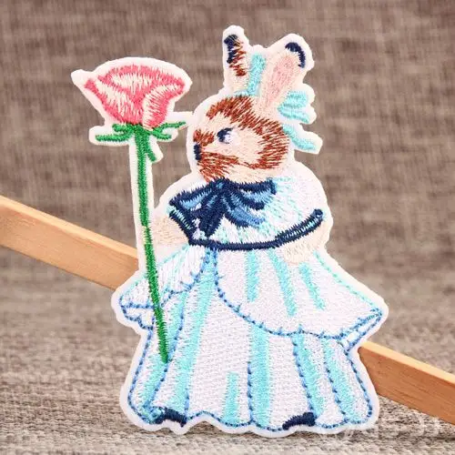 Rabbit Princess Custom Embroidered Patches Rabbit Princess Custom Embroidered Patches