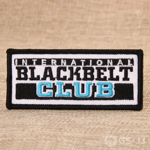 Blackbelt Club Embroidered Patches Blackbelt Club Embroidered Patches