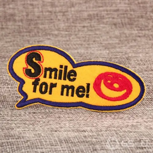 Smile Embroidered Patches Smile Embroidered Patches
