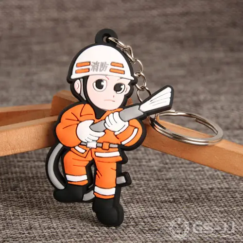 Firefighter PVC Keychain Firefighter PVC Keychain