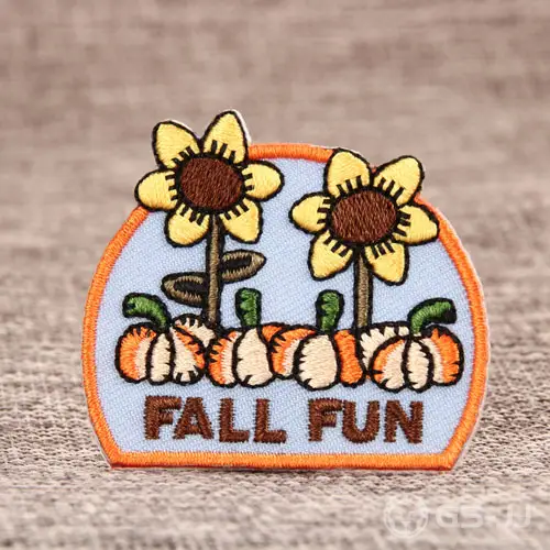 FALL FUN Embroidered Patches FALL FUN Embroidered Patches