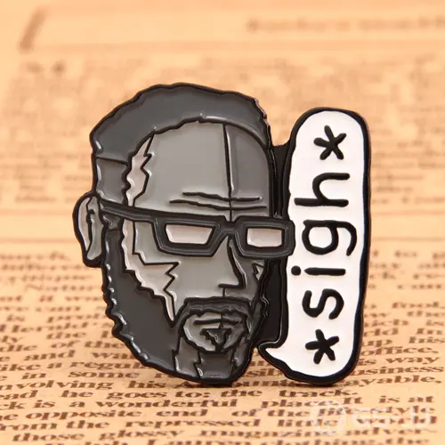 Sigh custom enamel pins Sigh custom enamel pins