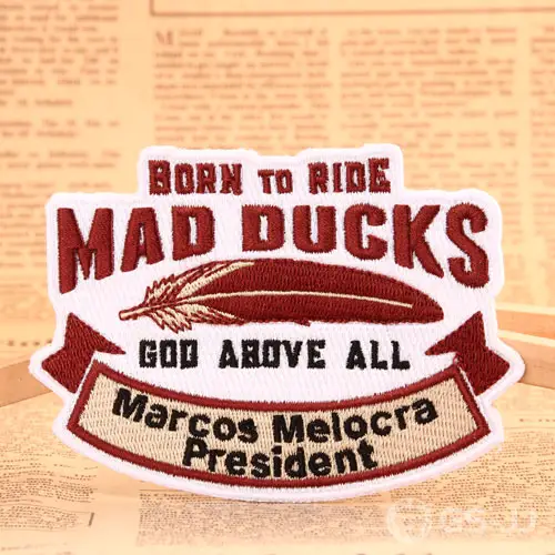Mad Ducks Embroidered Patches Mad Ducks Embroidered Patches