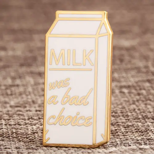 Custom Milk Box Lapel Pins Custom Milk Box Lapel Pins