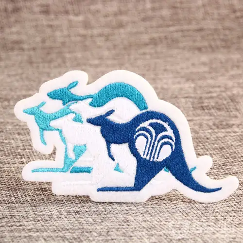 The Kangaroo Embroidered Patches The Kangaroo Embroidered Patches