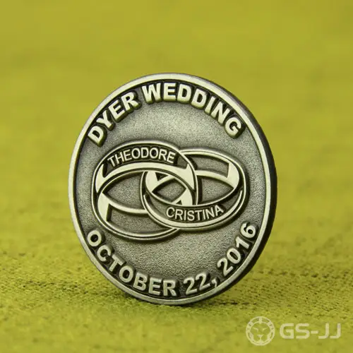 Wedding Commemoration Custom Lapel Pins Wedding Commemoration Custom Lapel Pins