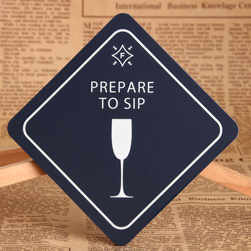 Prepare to Sip PVC Coaster