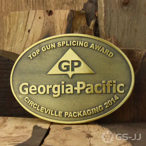 Georgia Pacific Brass Belt Buckles Georgia Pacific Brass Belt Buckles