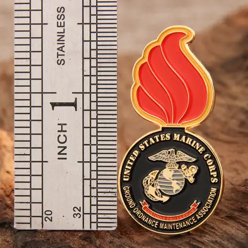 Red Fire Lapel Pin Red Fire Lapel Pin