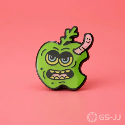 Green Apple Custom Lapel Pins Green Apple Custom Lapel Pins