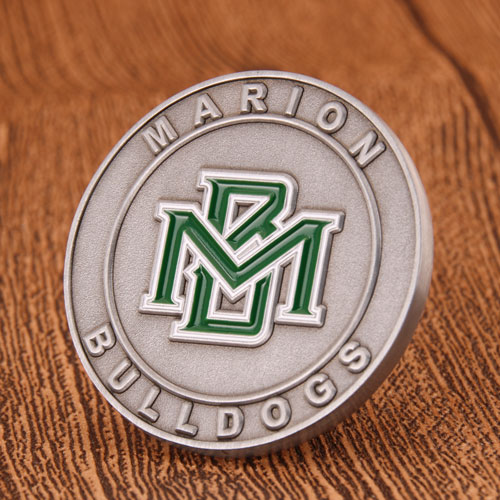  Marion Bulldog Athletics Custom Coins