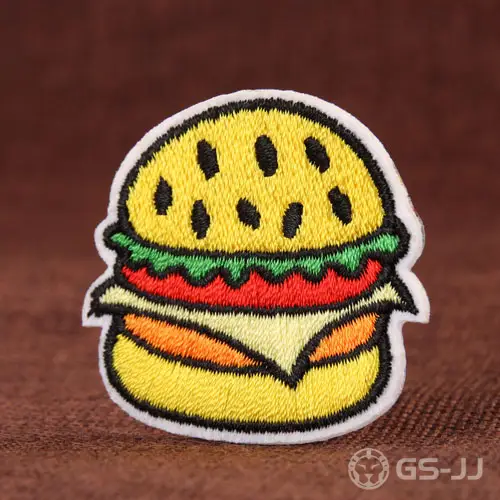 Hamburger Custom Made Patches Hamburger Custom Made Patches