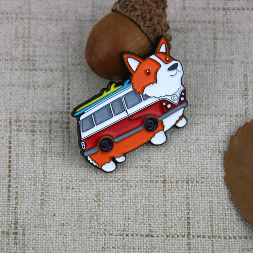 Custom Lapel Pins for Dog Bus Custom Lapel Pins for Dog Bus
