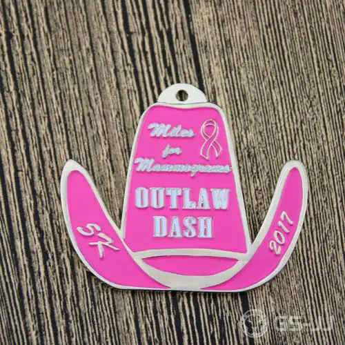 Outlaw Dash 5K Custom Race Medals Outlaw Dash 5K Custom Race Medals