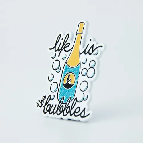 Champagne bottle Lapel pins