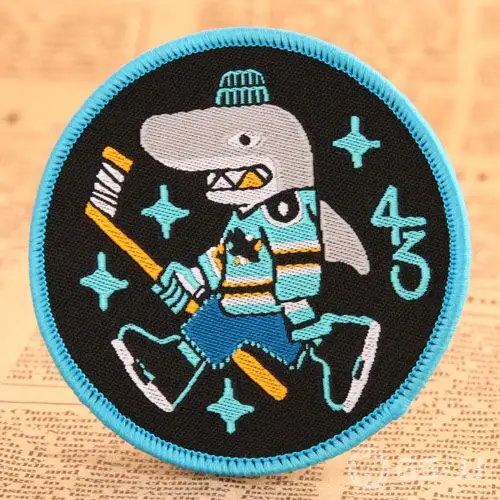 Shark Custom Made Patches Shark Custom Made Patches