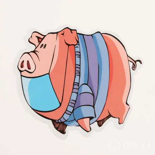 Cartoon Pig Custom Stickers Cartoon Pig Custom Stickers