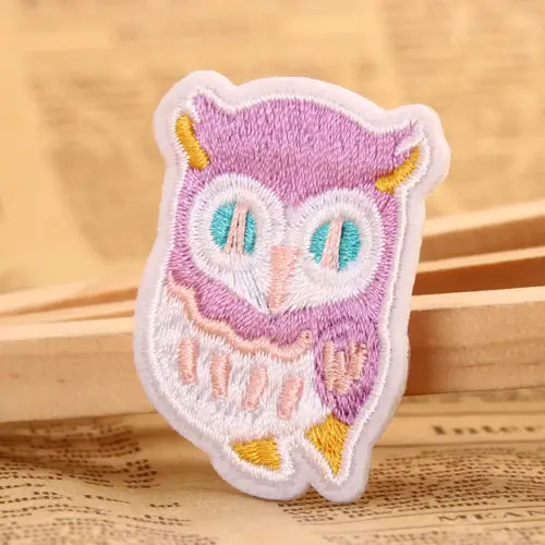 Owl Custom Embroidered Patches Owl Custom Embroidered Patches