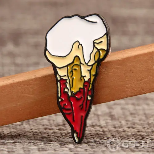 Ice-Cream Cone Soft Enamel Pins Ice-Cream Cone Soft Enamel Pins